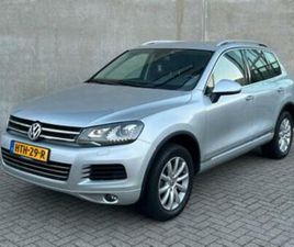 ② GRIJZE NETTE VOLKSWAGEN TOUAREG 3.6 FSI 4-MOTION 280PK/APK! — VOLKSWAGEN — 2EMEMAIN
