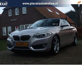 BMW SERIE 2 CABRIO 220 BMW 2-SERIE CABRIO 220D HIGH EXECUTIVE AUT. | ORIG. NL | FULL LED | SPORTSTOELEN | MOONLIGHT SILVER | HIFI SOUND | STOELVERWARMING