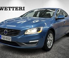 VOLVO S60 T3 MOMENTUM/AKTIIVISET XENON VALOT/VAKKARI/VETOKOUKKU/JAKOHIHNA VAIHDETTU 10/2025 - HIENO AUTO KOHTUU KILSOILLA/WETTERI VAIHTOAUTO TARKASTETTU/