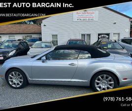 2008 BENTLEY GT AWD 2DR CONVERTIBLE ,ONE OWNER,6.0L W12 TWIN TURBOCHAR
