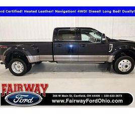 FORD F450 CREW CAB CERTIFIED 2022 FORD F-450 KING RANCH