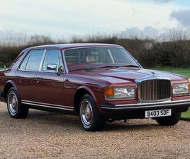 1985 BENTLEY MULSANNE SALOON PETROL MANUAL