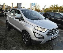 FORD ECOSPORT 1.0T ECOBOOST ZETEC SUV 5DR PETROL AUTO EURO 6 (START/STOP) (125 PS)