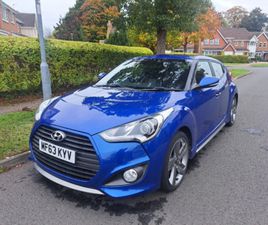 HYUNDAI VELOSTER 2013 HYUNDAI VELOSTER TURBO 1.6 T-GDI SE HATCHBACK 4DR PETROL MANUAL 184BHP | EBAY UK