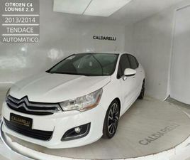 CITROEN C4 LOUNGE CITROEN C4 LOUNGE 2.0 16V FLEX TENDANCE AUTO