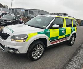 2015 SKODA YETI 2.0 TDI CR [140] SE 4X4 5DR AMBULANCE RAPID RESPONSE CAR BLUE LIGHTS ETC HATCHB...