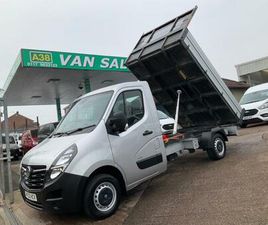 2020 VAUXHALL MOVANO 2.3 TURBO D 135 BHP SINGLE CAB TIPPER EURO 6 TIPPER DIESEL MANUAL