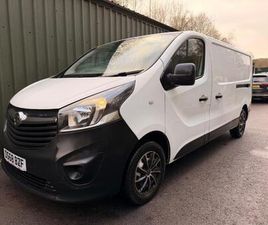 VAUXHALL VIVARO 2018 68 VAUXHALL VIVARO 1.6 CDTI 120PS LWB L2 H1 VAN ONLY 95K S/H WHITE NO VAT