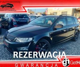 SKODA OCTAVIA WAGON RS SKODA OCTAVIA III RS EDITION 2.0 TDI 184 KM KLIMATRONIC NAVI FULL OPCJA