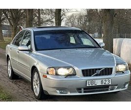 VOLVO S80 T6 BUSINESS, SVENSKSÅLD, SOLLUCKA, SKINN, ROSTFRI
