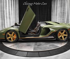 2022 LAMBORGHINI AVENTADOR LP780-4 ULTIMAE ROADSTER VERDE TURBINE! ANRKY