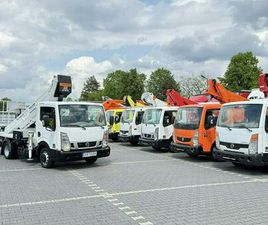 NISSAN CABSTAR PODNOŚNIK KOSZOWY 27M RUTHMANN TB 270.3 ZWYŻKA UDT WUMAG GSR 15M W BOK WIDELKI