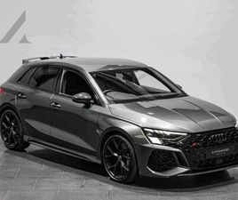 AUDI A3 SPORTBACK S3 2023 AUDI RS3 2.5 TFSI CARBON BLACK SPORTBACK S TRONIC QUATTRO EURO 6 (START/STOP) 5DR HATCHBACK PETROL ...