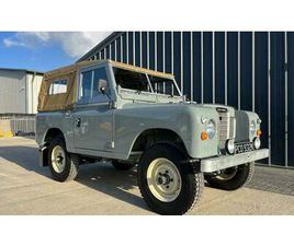 1972 LAND ROVER SERIES 3 GRIS MANUEL, 4 VITESSES CONDUITE...