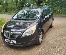 VAUXHALL, MERIVA, MPV, 2011, MANUAL, 1686 (CC), 5 DOORS