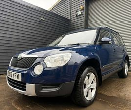 2012 2.0 YETI S TDI CR 4X4 4WD 5DR