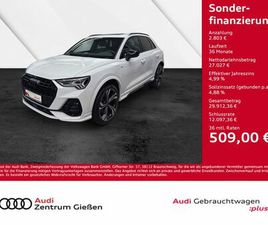 AUDI Q3 45 TFSI AUDI Q3 45 TFSI E S LINE BLACK PANO MATRIX SONOS NAVI