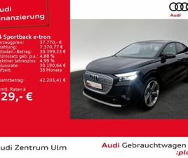 AUDI Q4 SPORTBACK E-TRON 50 QU S-LINE AHK HUD LED NAV