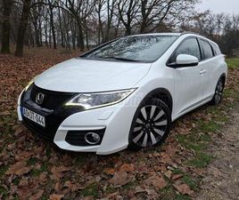 HONDA CIVIC TOURER 1.8 EXE ADAS NAVI (AUTOMATA) BENZIN+GÁZ/FÓLIÁZOTT ABLAKOK/17 COLOS GYÁRI ALUFELNI