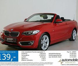 BMW SERIE 2 CABRIO 228 BMW 228I CABRIO LUXURY LINE NAVI XENON HIFI LEDER