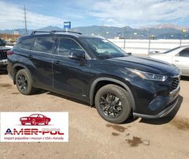 TOYOTA HIGHLANDER TOYOTA HIGHLANDER 2022R., 2,5L HYBRID PLATINUM 2.5 HYBRYDA 243KM
