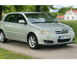 TOYOTA COROLLA VERSO COROLLA 1.6 VVT-I EURO 4. SVENSKSÅLD, ROSTFRI, M B S