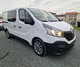RENAULT TRAFIC CABINE TRAFIC 6 PLACES CABINE APPRO L1H1 DCI 120CH / GARANTIE 1 AN / ATTELAGE / GPS