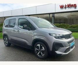 PEUGEOT RIFTER 52KWH GT STANDARD MPV AUTO 5DR (7.4KW CHARGER)