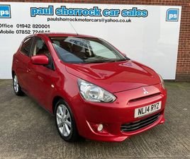 MITSUBISHI MIRAGE 2014 (14) - 1.2 3 5DR MANUAL