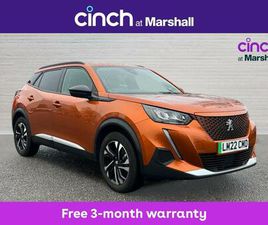 PEUGEOT 2008 50KWH ALLURE PREMIUM AUTO 5DR (7KW CHARGER)