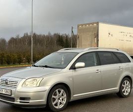 TOYOTA AVENSIS, CENA 1 450 €. PĀRDODU KOPTU UN LABI UZTURĒTU TOYOTU LUKTURI PĀRDODU NAV - SLUDINĀJUMI