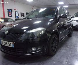 SKODA FABIA 1.6 TDI 90 MONTE CARLO 6/13 164MKM 1ER MAIN /FR CLIMATISATION/REGULATEUR/JA16 NOIRES/SIEGES+VOLANT SPORT/RADIO CD +AUX