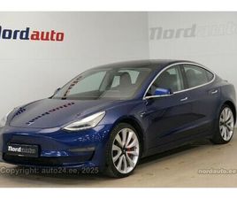 TESLA MODEL 3 PERFORMANCE AWD 155КВ