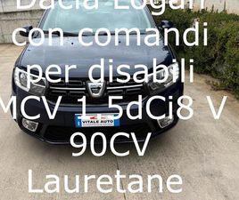 DACIA LOGAN CON COMANDI PER DISABILI.MCV 1.5DCI8 V