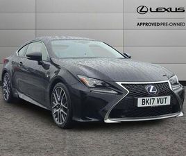 LEXUS RC RC300H 2.5 300H F SPORT CVT EURO 6 (START/STOP) 2DR