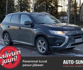 MITSUBISHI OUTLANDER PHEV ACTIVE 4WD 5P - #KORKO 2,99% + KULUT - #1 OM. #SUOMI-AUTO #MERKKIHUOLLETTU #REMOTE CONTROL #VETOKOUKKU #P. KAMERA #SÄHKÖPAKSI #AVAIMET