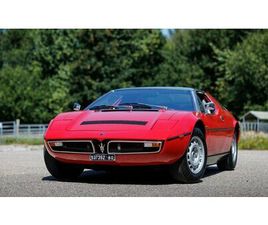 1972 MASERATI BORA ROUGE MANUEL, 5 VITESSES CONDUITE À GA...