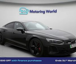 AUDI RS E-TRON GT 93.4KWH CARBON VORSPRUNG SALOON 4DR ELECTRIC AUTO QUATTRO (598 PS) £500 TOWARDS YOUR FINANCE DEPO SALOON 2022, 15099 MILES, £54500 - 33050332 