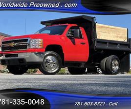 2013 CHEVROLET SILVERADO 3500HD 4X4 DUMP TRUCK 9' BODY 6.0L V8 #1468