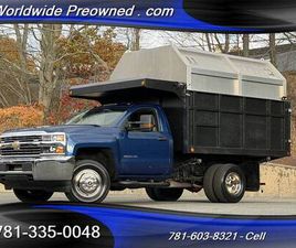 2017 CHEVROLET SILVERADO 3500HD 4X4 DUMP 12' CHIPPER LANDSCAPE BODY