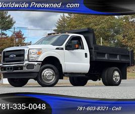 2014 FORD F-350 4X4 DUMP TRUCK 9' BODY 42K MILES 6.2L V8 WORK TRUCK