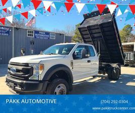 2021 FORD F550 F-550 XL EXTENDED CAB 192 WB DUMP TRUCK 4X4 SUPER DUTY
