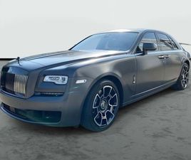 ROLLS ROYCE GHOST ROLLS-ROYCE BLACK BADGE GHOST *PROVENANCE*