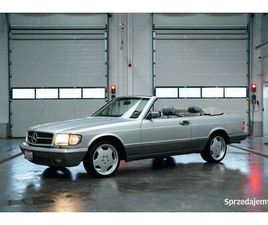 MERCEDES-BENZ C126 560SEC STRAMAN CABRIOLET - JEDNA Z 116 SZTUK RYBARZOWICE - SPRZEDAJEMY.PL