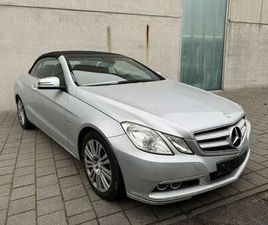 MERCEDES CLASSE E CABRIOLET E 250 C 250 CGI AUTOMATIK BLUEEFFICIENCY SPECIAL EDITION