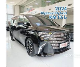 TOYOTA ALPHARD 2024 TOYOTA ALPHARD 2.5 HEV (NON PREMIUM COLOR) MPV HYBRID BLACK HITAM