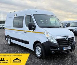 2018 VAUXHALL MOVANO 2.3 CDTI H2 VAN 130PS PANEL VAN DIESEL MANUAL