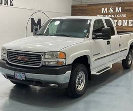 2002 GMC SIERRA 2500HD 4X4 4WD SLE EXTENDED CAB / 8.1L V8 / 73,000 MI