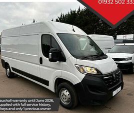 2023 VAUXHALL MOVANO 2.2 CDTI 3500 BITURBO PRIME PANEL VAN 5DR DIESEL MANUAL FWD L3 H2 EURO 6 (S ...