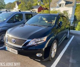 2010 LEXUS RX450H RX 3.5 249HK 4WD AUTOMAT CRUISEKONTROLL REP.OBJEKT